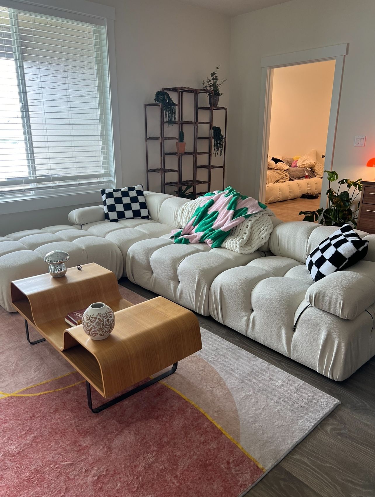 Trendy White Sectional Couch