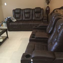 2 Piece set of sofas