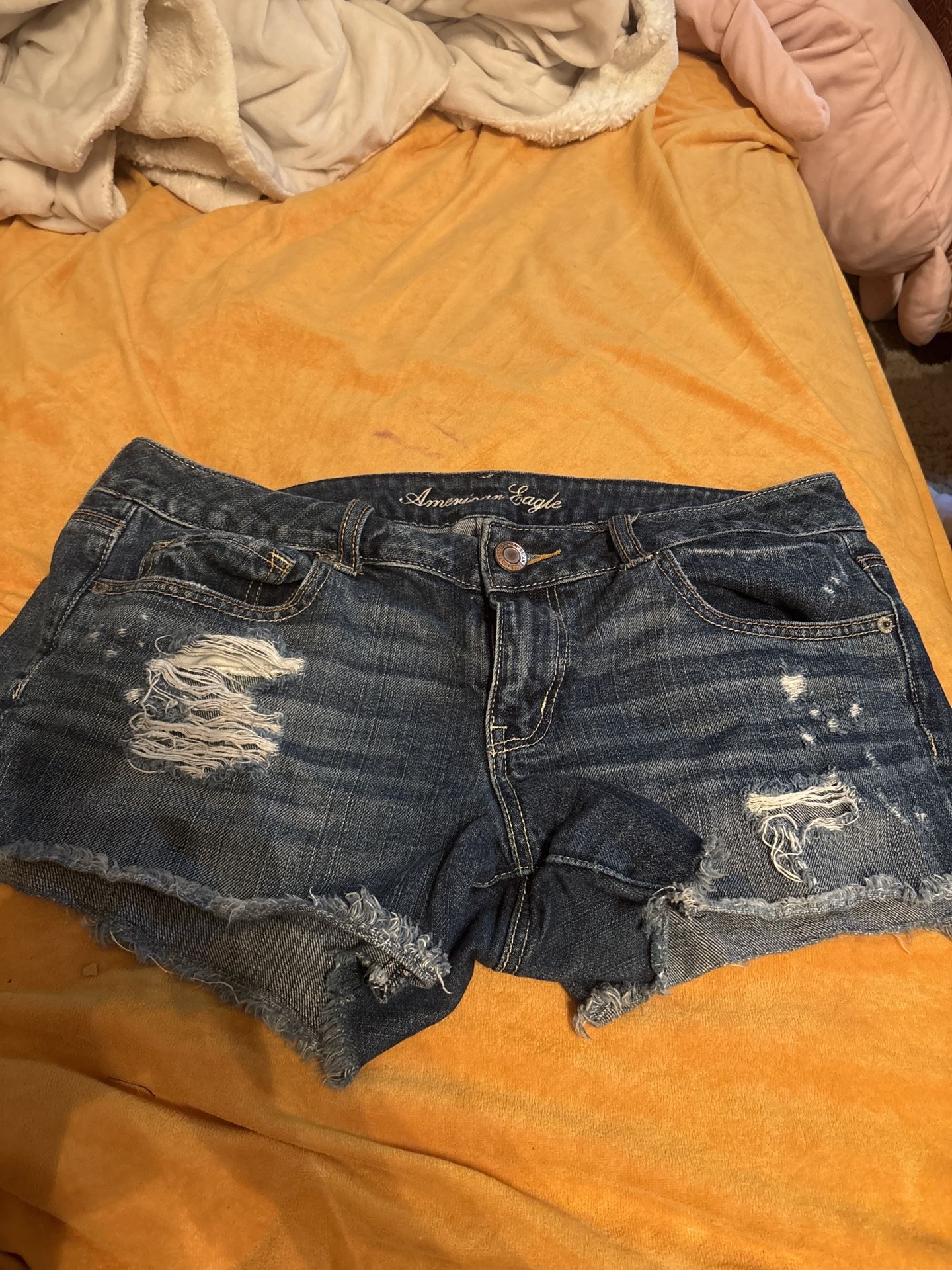 american Eagle denim shorts