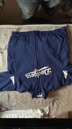vintage Los Angeles Dodgers triple peak blue jacket