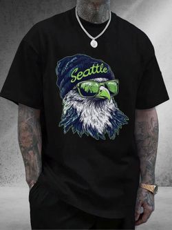 Seahawks Football Men’s Casual T-Shirt