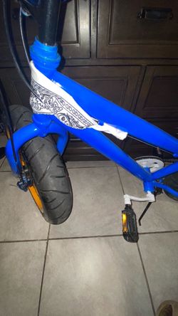 Blue BMX Bike with Orange Rims fat tires bike (OFFERS)