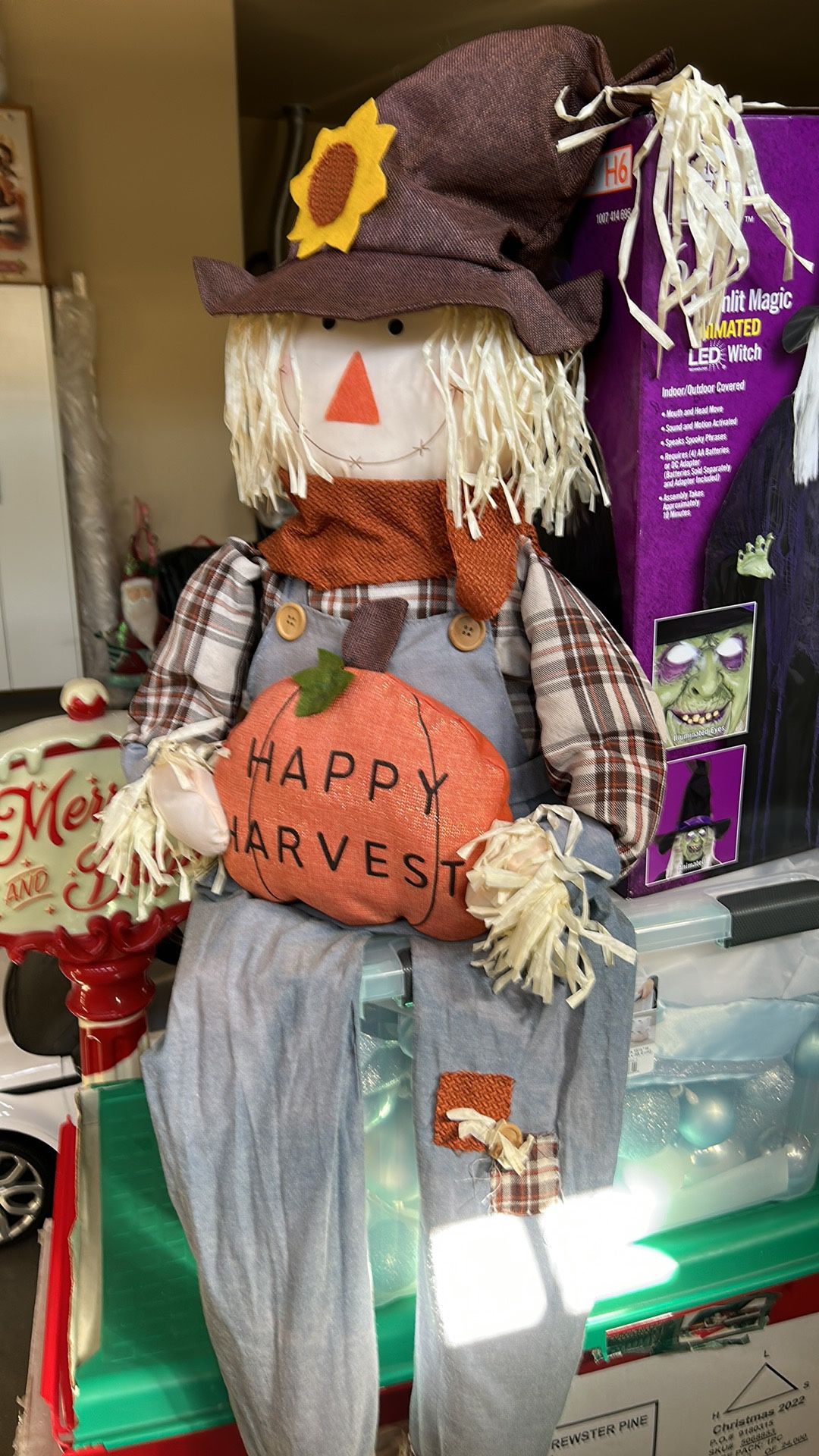 Happy Harvest So Cute Scarecrow Oversized