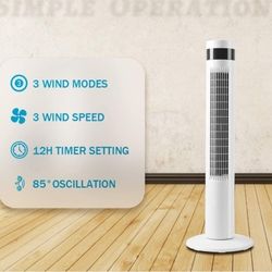 $40 TOWER FAN WITH REMOTE 