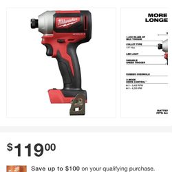 Milwaukee M18 18-Volt Lithium-Ion Cordless 1/4 in. Hex Impact Driver