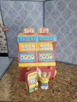 Super slots casino slot Machine Cookie jar With Matching Shakers