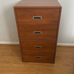 Two Strong Oak Storage Cabinets