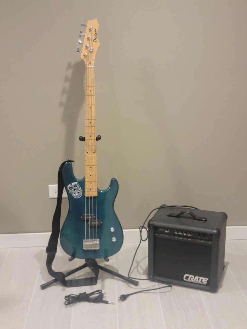 Bass guitar and amp for beginners GC