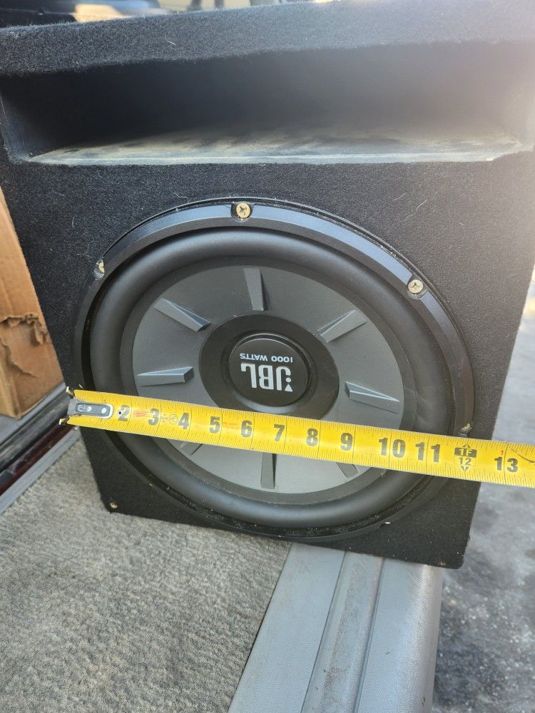 12" Jbl 1000 Watts /jl Audio Amplifier