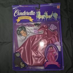 1992 Mattel Disney BARBIE CINDERELLA Wicked Stepmother Mask Costume NEW IN BOX