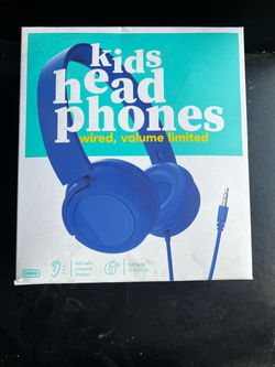 Kids headphones with cord