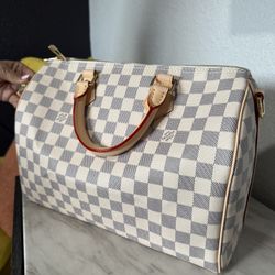 Louis Vuitton Speedy 30 Damier Azur – Very Good Condition