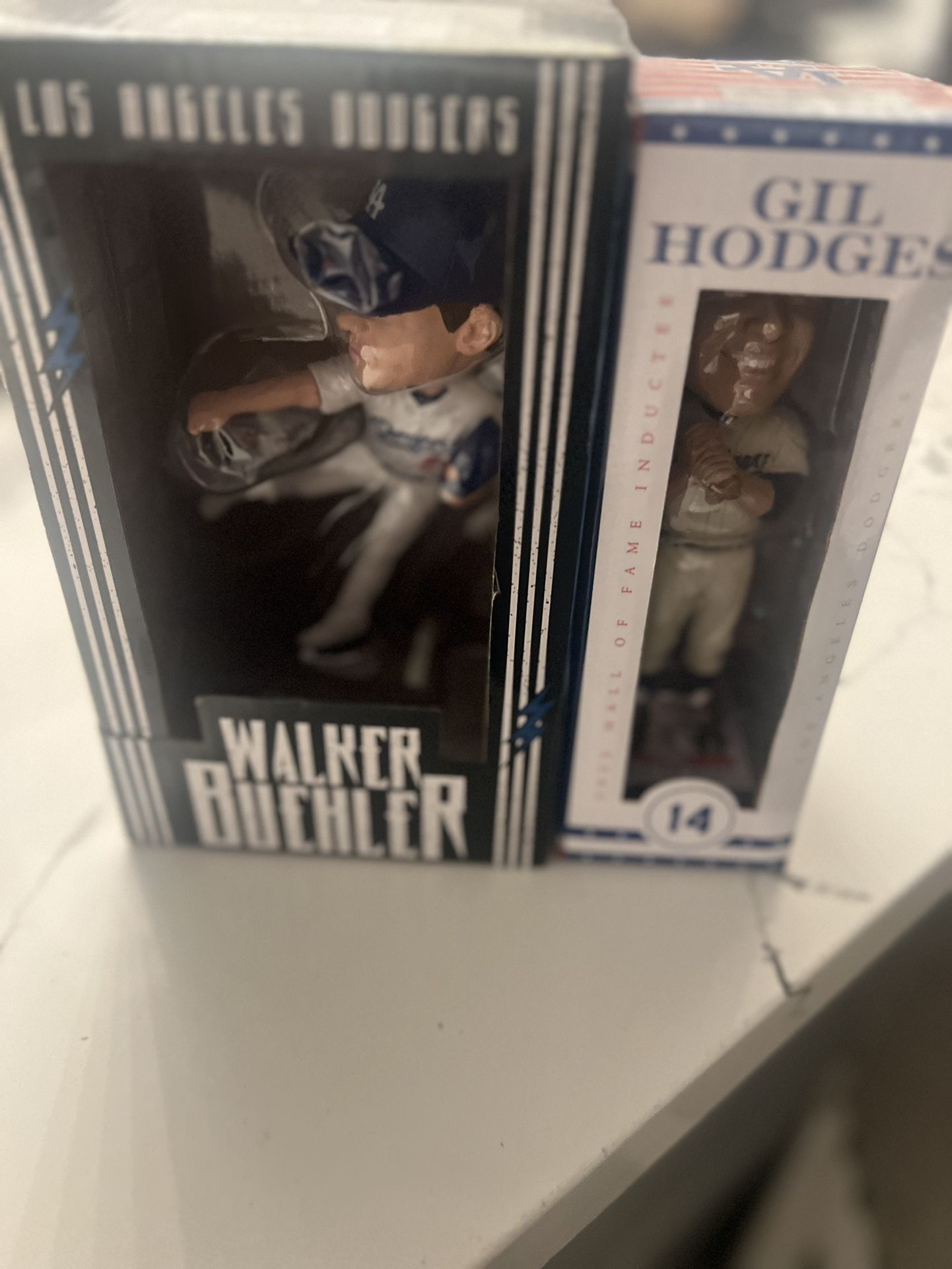 Walker Buehler And Gil Hodges Bobblehead