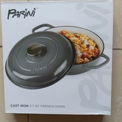 Parini Cast Iron 2.7qt French Oven