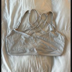 White Lululemon Sports Bra size 10