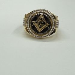 RING 14KT YG, 11.2 GRAMS, 12 SIZE 