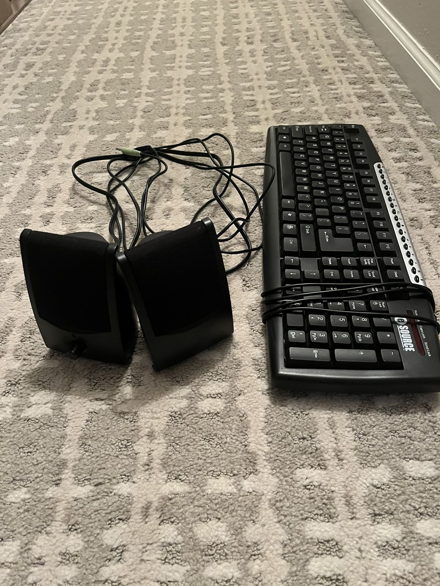 Speakers & Keyboard
