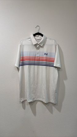 Under Armour Men’s The Playoff Polo. White. Sz XL