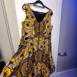 African Print Dress