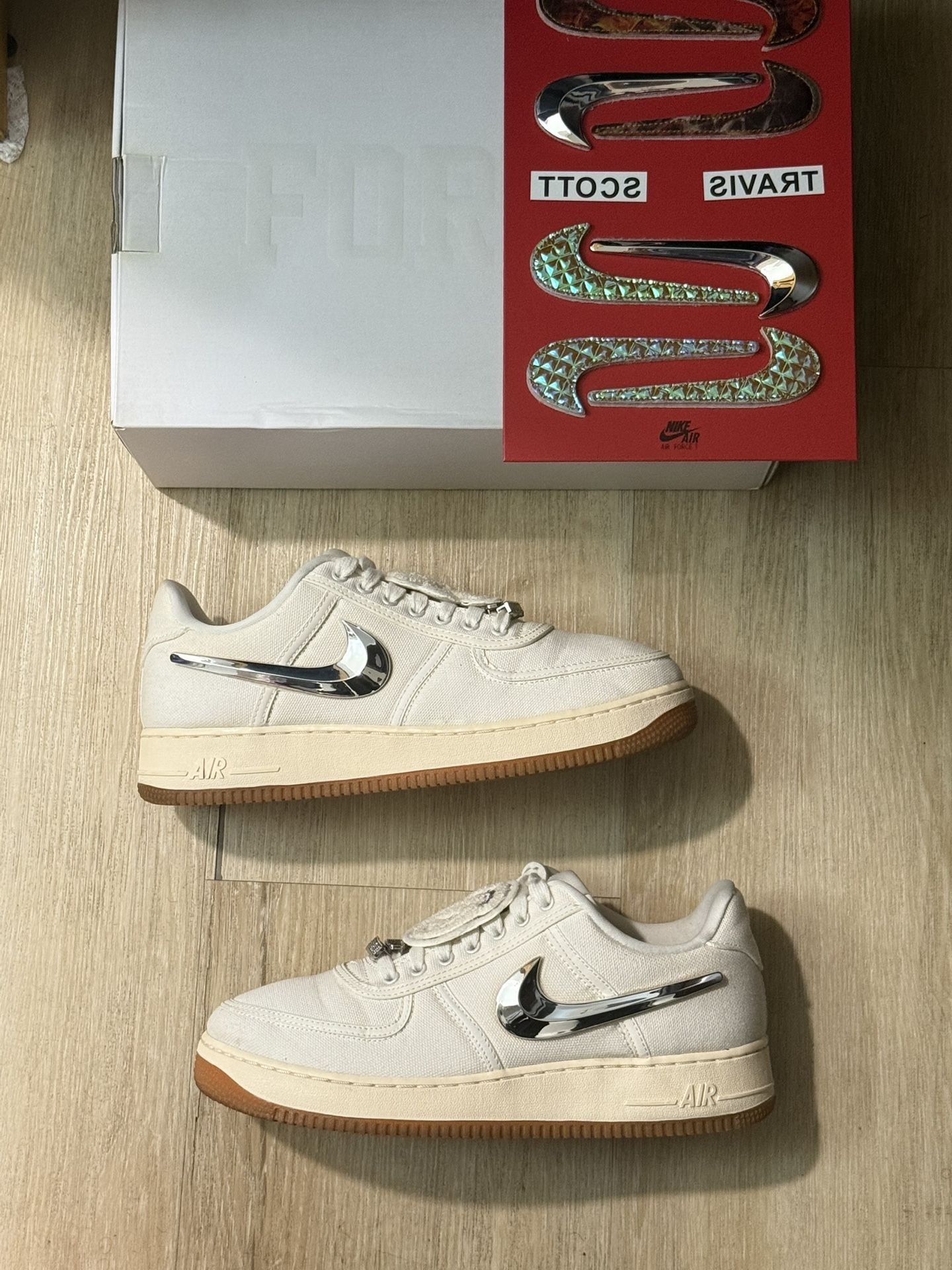 (2018) Travis x Nike Airforce 1 ‘Sail’ Size 9.5