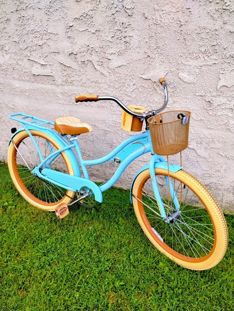 Women's Huffy Nel Lusso 26" Beach Cruiser Bike Bicicleta Basket