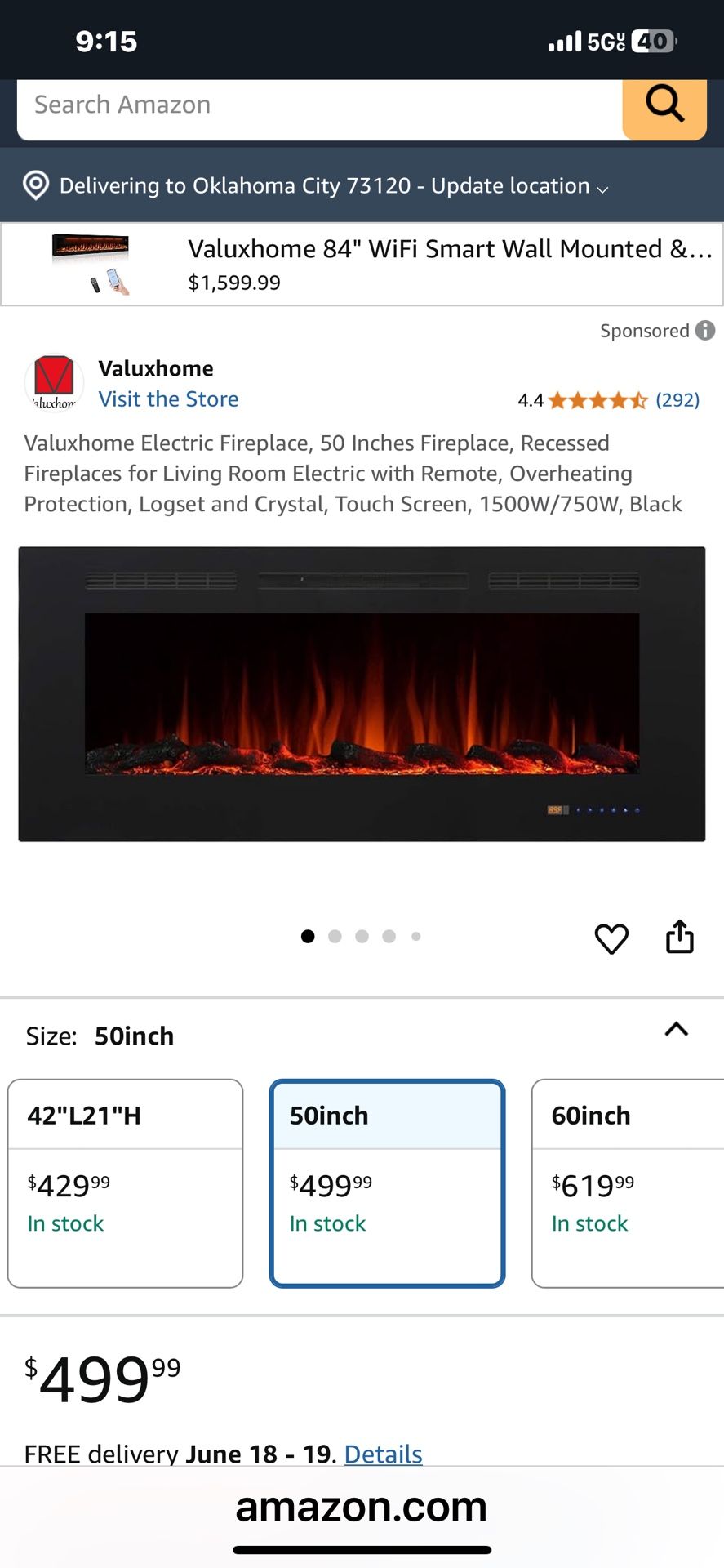 Electric Fireplace