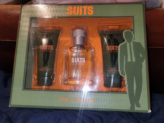 Men's Cologne. Suits Cologne Set. Shower Gel. After Shave Balm. Perfume De Hombre