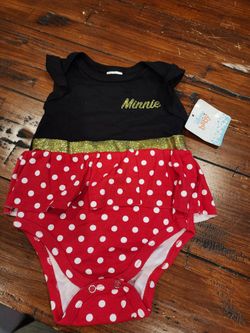 Onesie Minnie Mouse Size 12 Months 