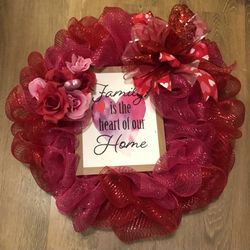 Custom Handmade Valentine’s Love Decor WREATH