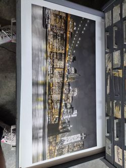 New York lights print