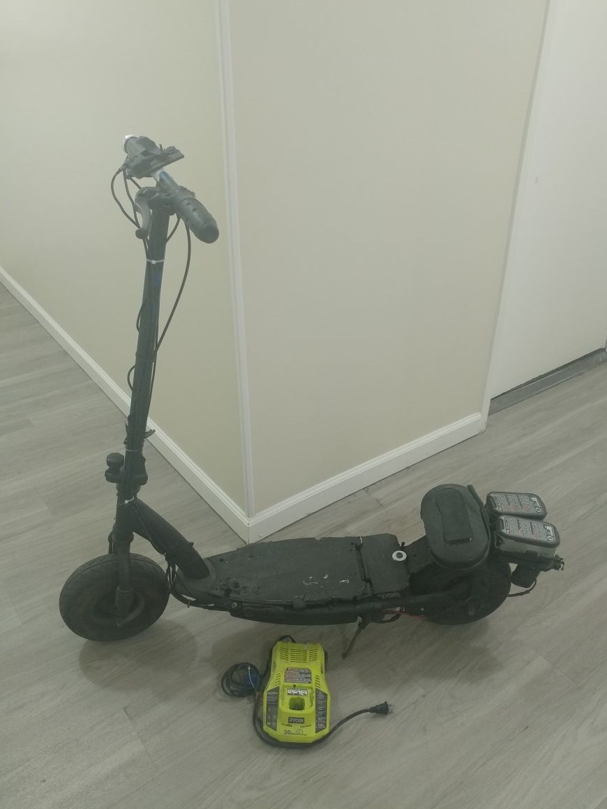 Modified Razor E-300 (40v) scooter
