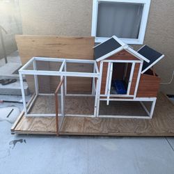 Chicken Coop /  Under Wooden Roller Tray 