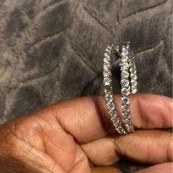 Silver Hoops 