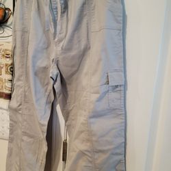 Hasting & SMITH cargo Capris Ladies Pants  TAUPE size 16