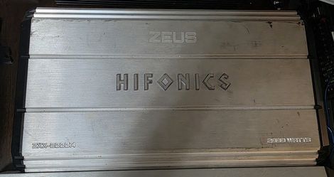 Hifonics zeus zxx-2000.4 amplifier
