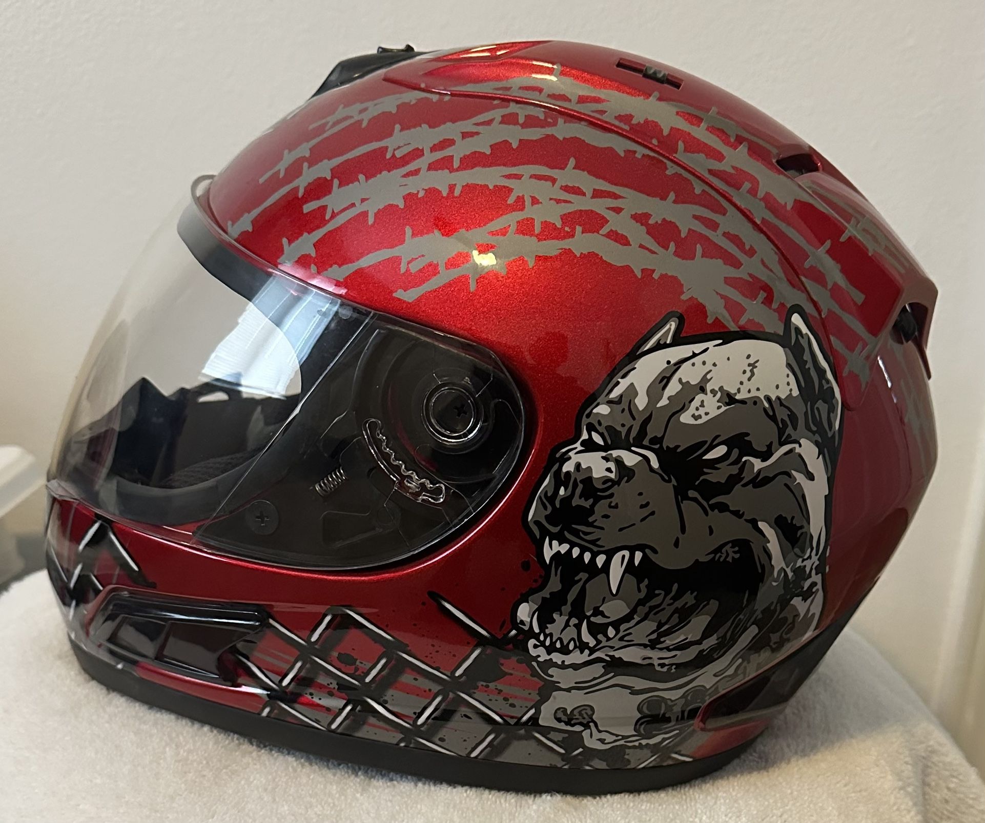 Pitbull Motorcycle Helmet Size Small