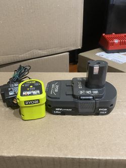 Ryobi 18v Battery And Charger 
