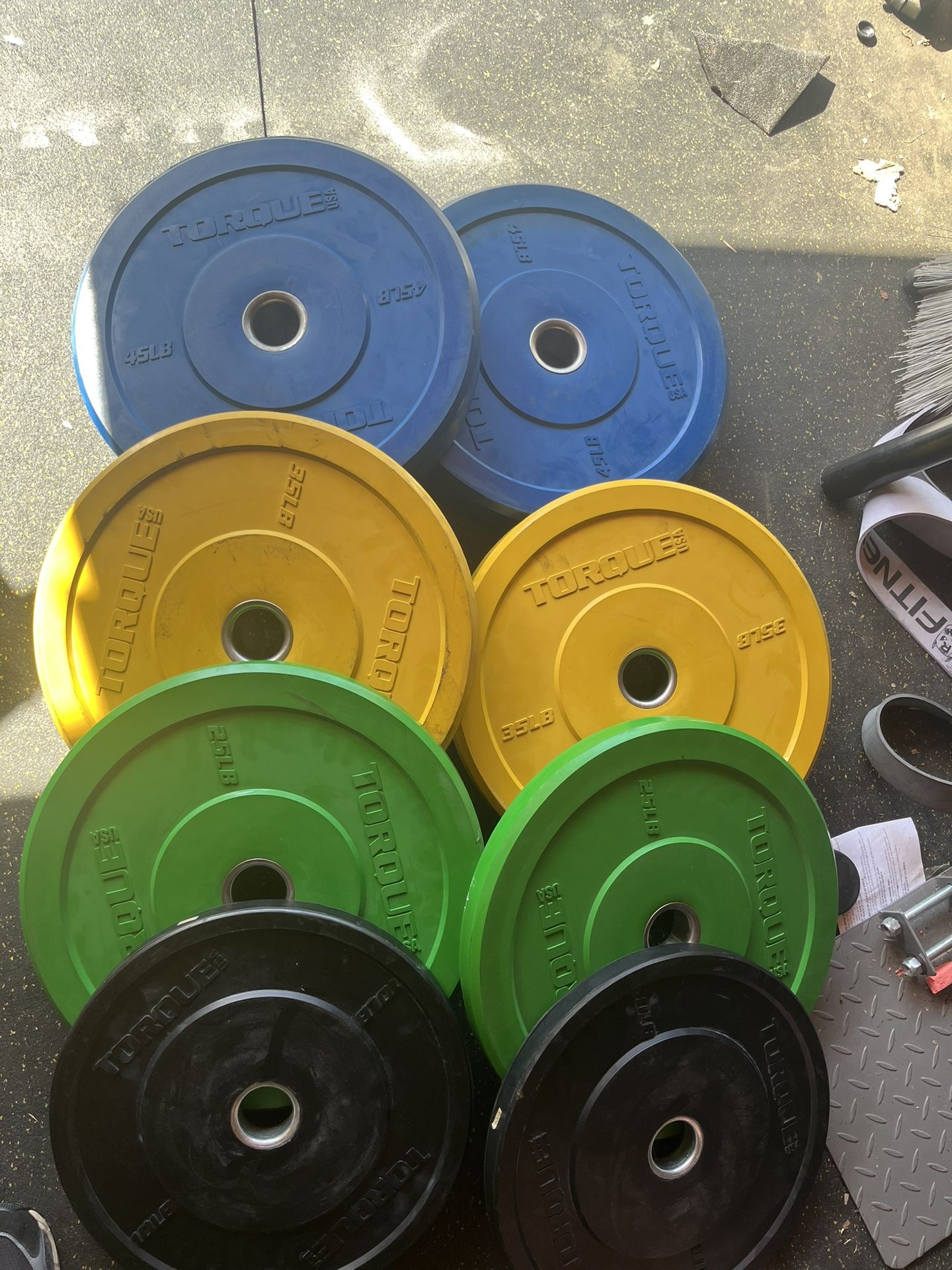 Torque Olympic Weights Bumper Plates