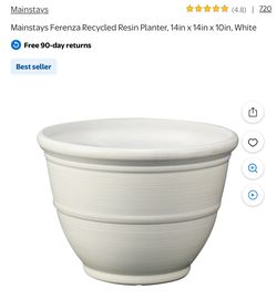 Plastic Planter Flower Pots For Garden 