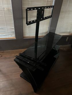 Free glass entertainment center