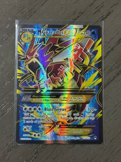 Pokemon TCG M Gyarados EX 115/122 Breakpoint Holo Ultra Rare Full Art