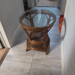 Wood/Bamboo Table Glass Top