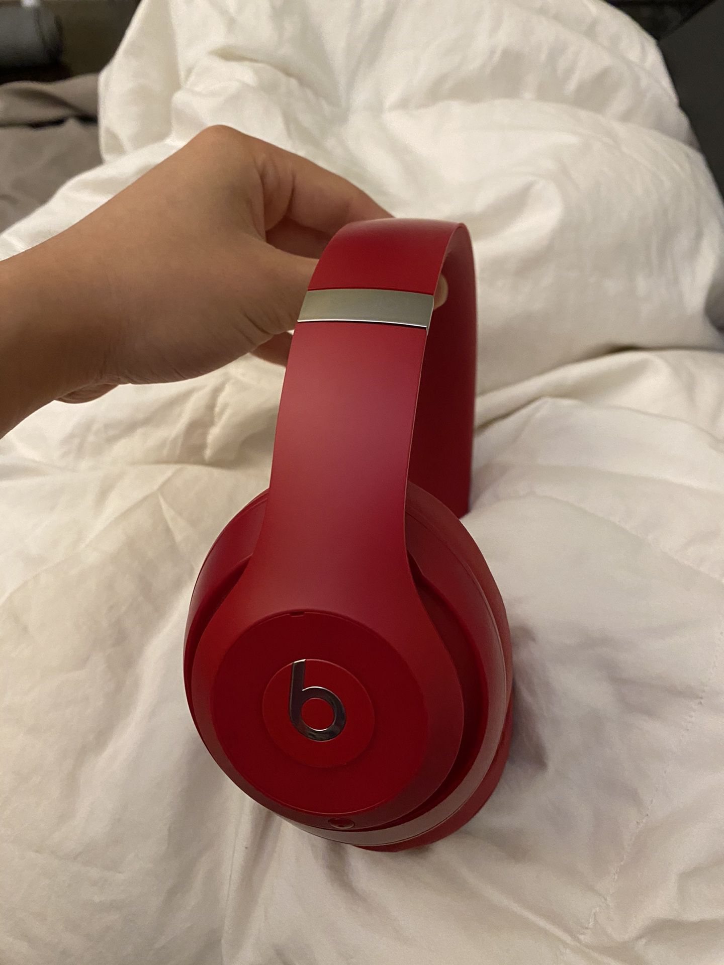 Red Beats Studio 3 Wireless Headphones