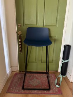 Article Bar Height stools in Blue two available