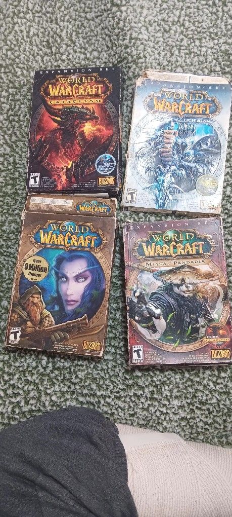 World Of Warcraft Pc Game With Expansion Sets