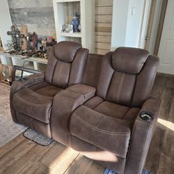 Double Reclining Theater Chair