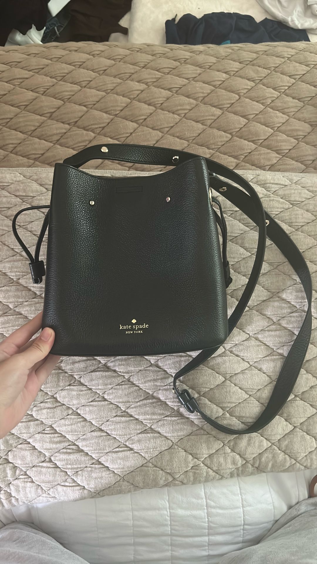 Kate Spade Black Leather Crossbody