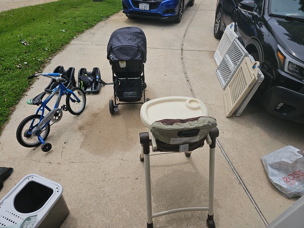 Baby Gear and Cat Litter Box