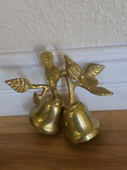 VintagevBrass Bells And Birds.