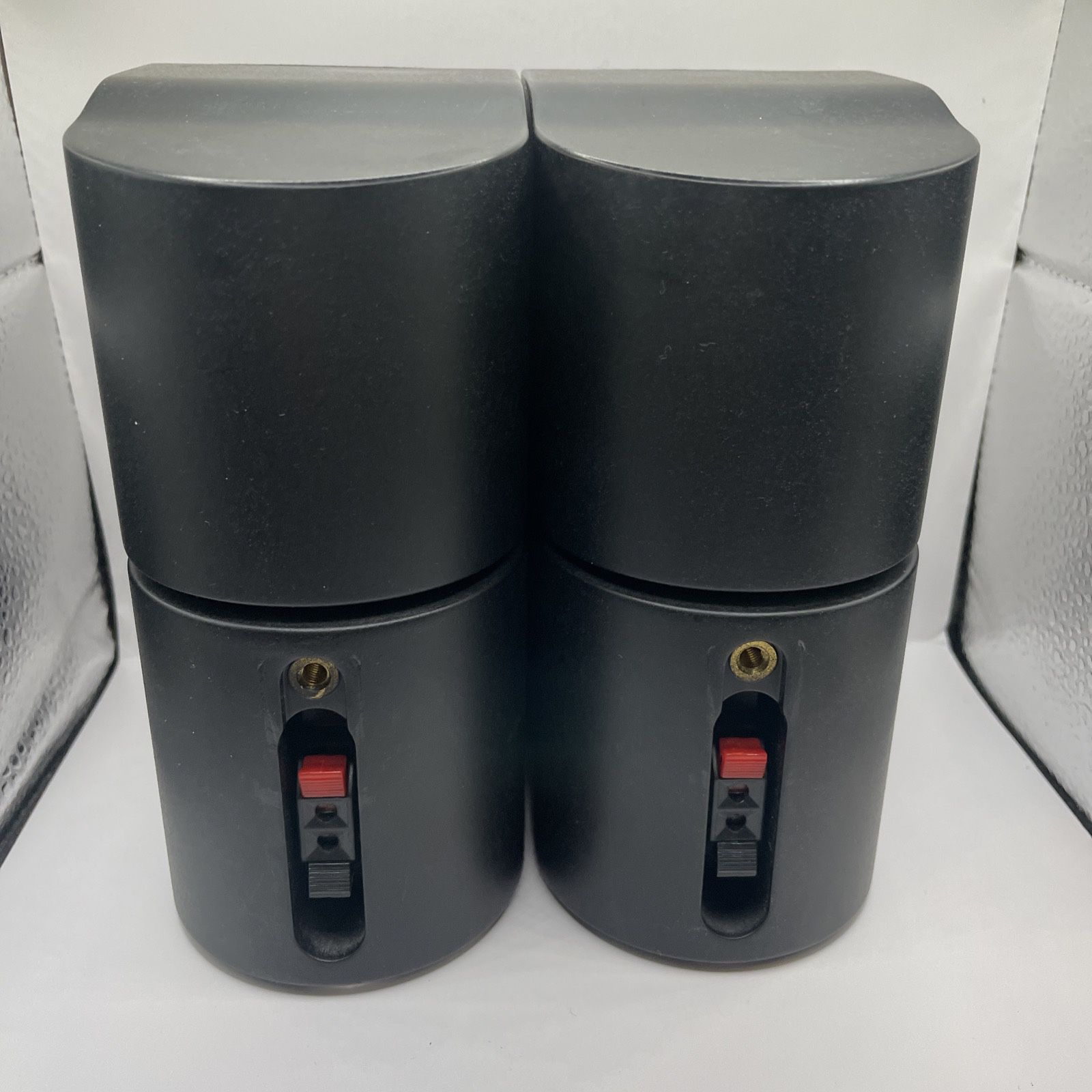Bose Double Cube Pair legendary Redline  Speakers Acoustimass Surround Sound